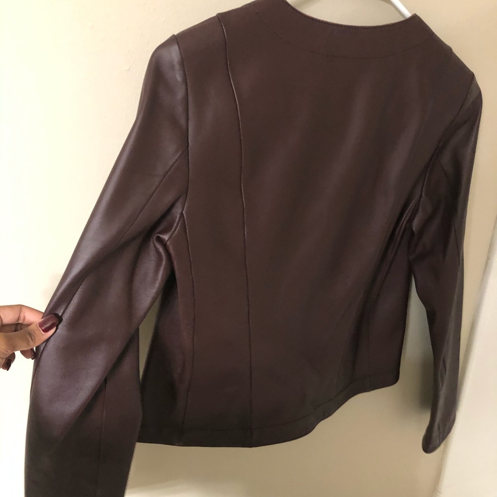ESCADA — dark Burgundy/Berry leather Jacket - Picture 7 of 7
